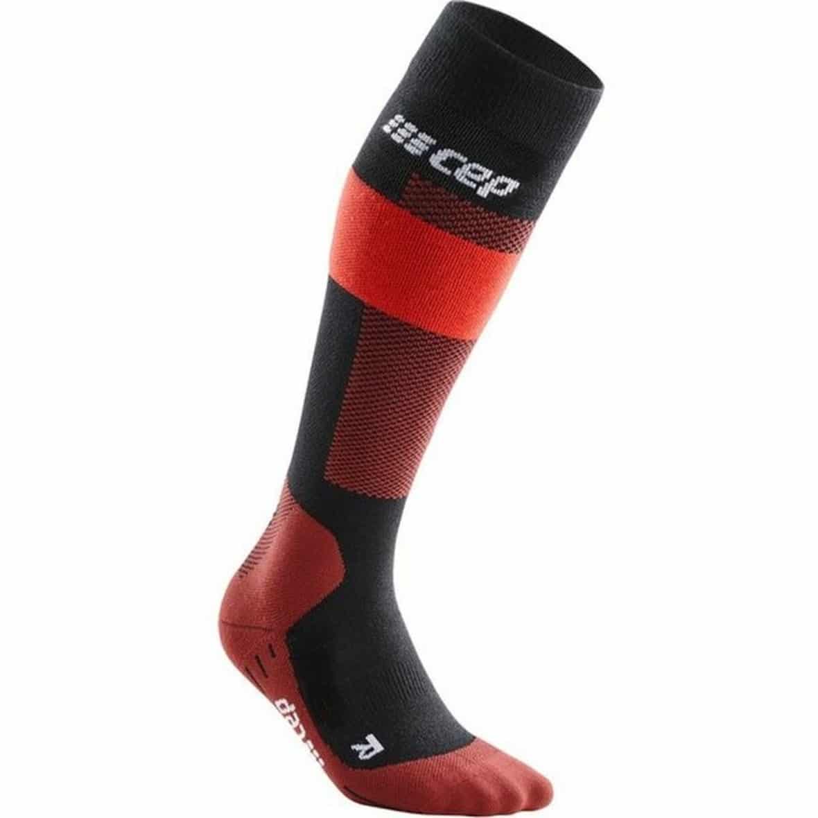 CEP Merino Socks Skiing Tall V2 Skisocken Damen (Rot IV Gr.) Skisocken