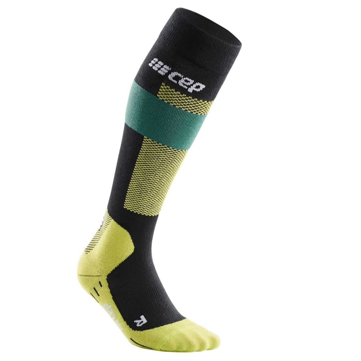 CEP Merino Socks Skiing Tall V2 Skisocken Herren (Grün IV Gr.) Skibekleidung