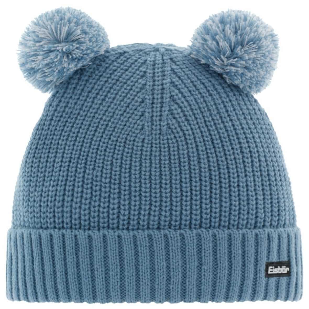 Ponti Pompon Mš kids Kinder Mütze Blau_234__STEEL BLUE/S | 53
