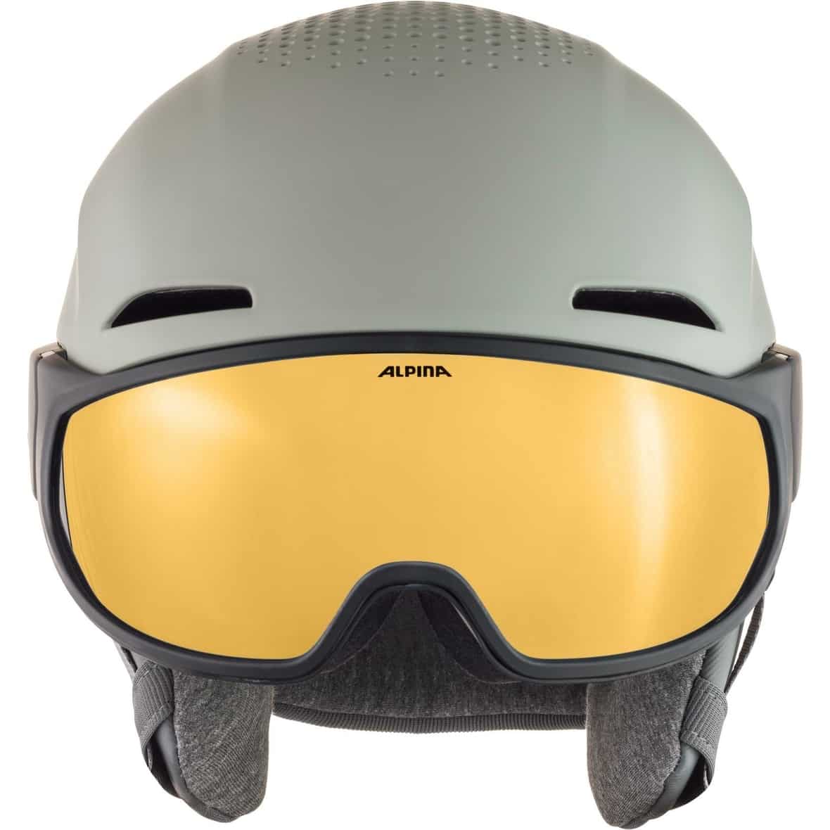 Alpina Alto Q-Lite Skihelm (Grau 55 in cm) Freeridehelme