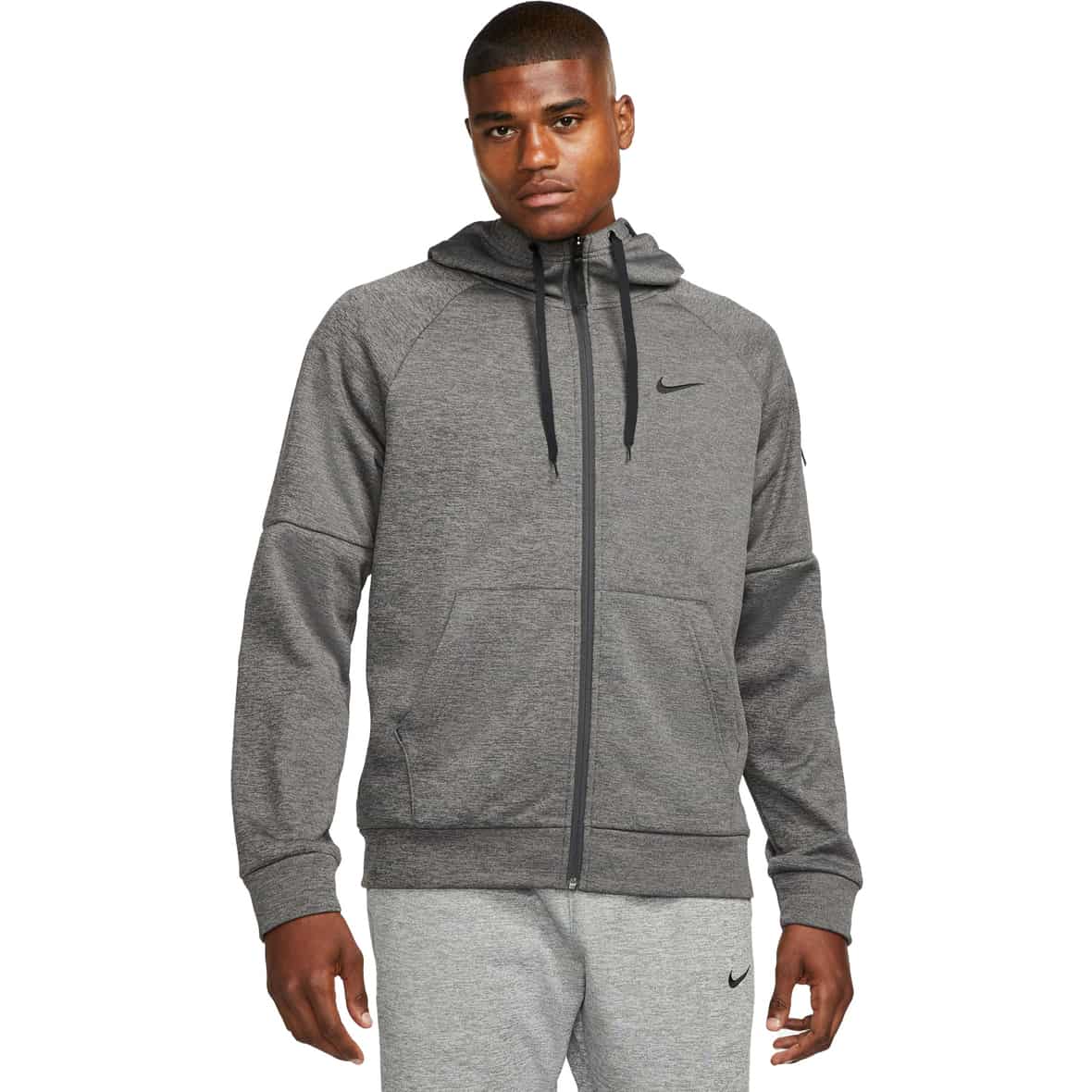 Therma Herren Zip-Hoodie Anthrazit_071__CHARCOAL HEATHR/DK SMOKE GREY/BLACK | L