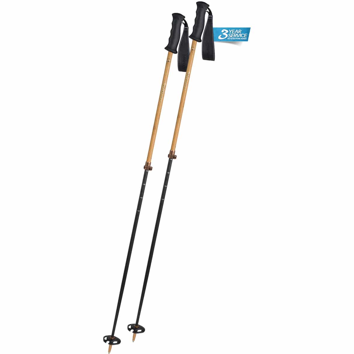 Carbon Bamboo Vario Skistöcke Braun_10__BROWN | PAAR