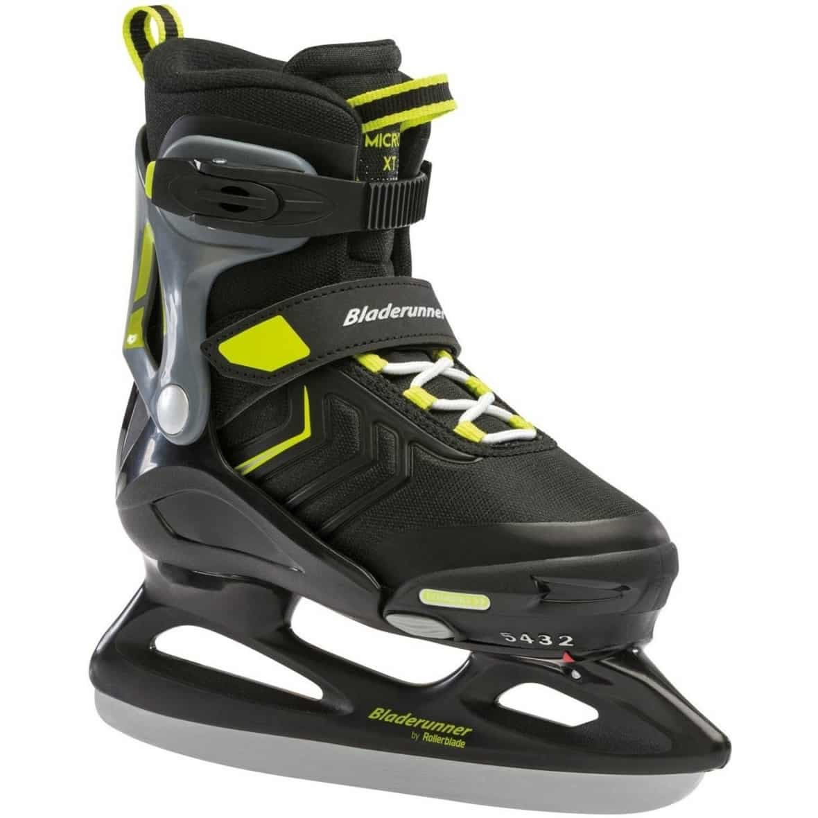 Rollerblade Micro XT Ice Herren Schlittschuhe (Schwarz 5 US) Schlittschuhe