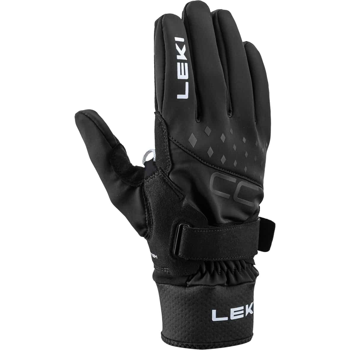 LEKI CC Shark (Schwarz 8) Langlaufhandschuhe