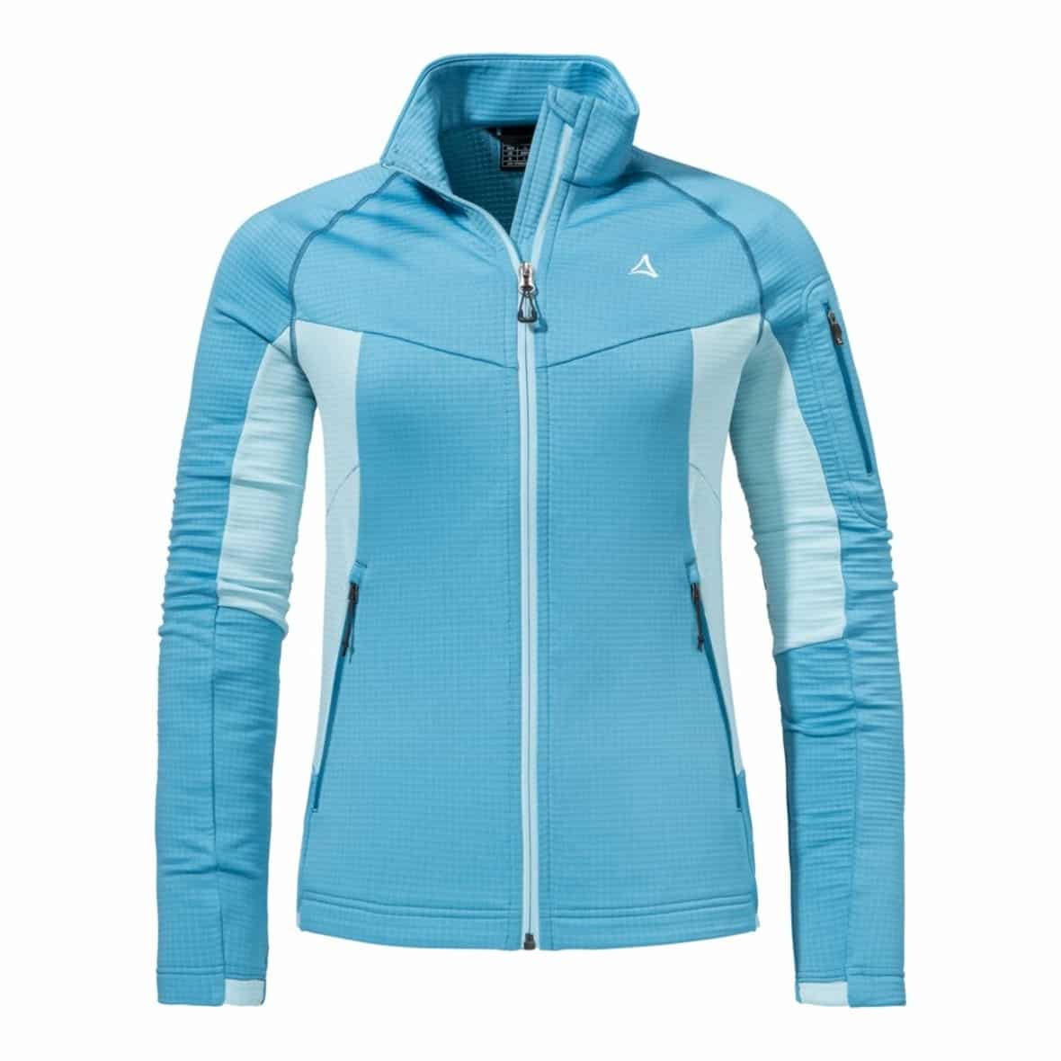 Schöffel Fleece Jacke Hydalen L Damen Wanderjacke (Hellblau 36) Fleecejacken