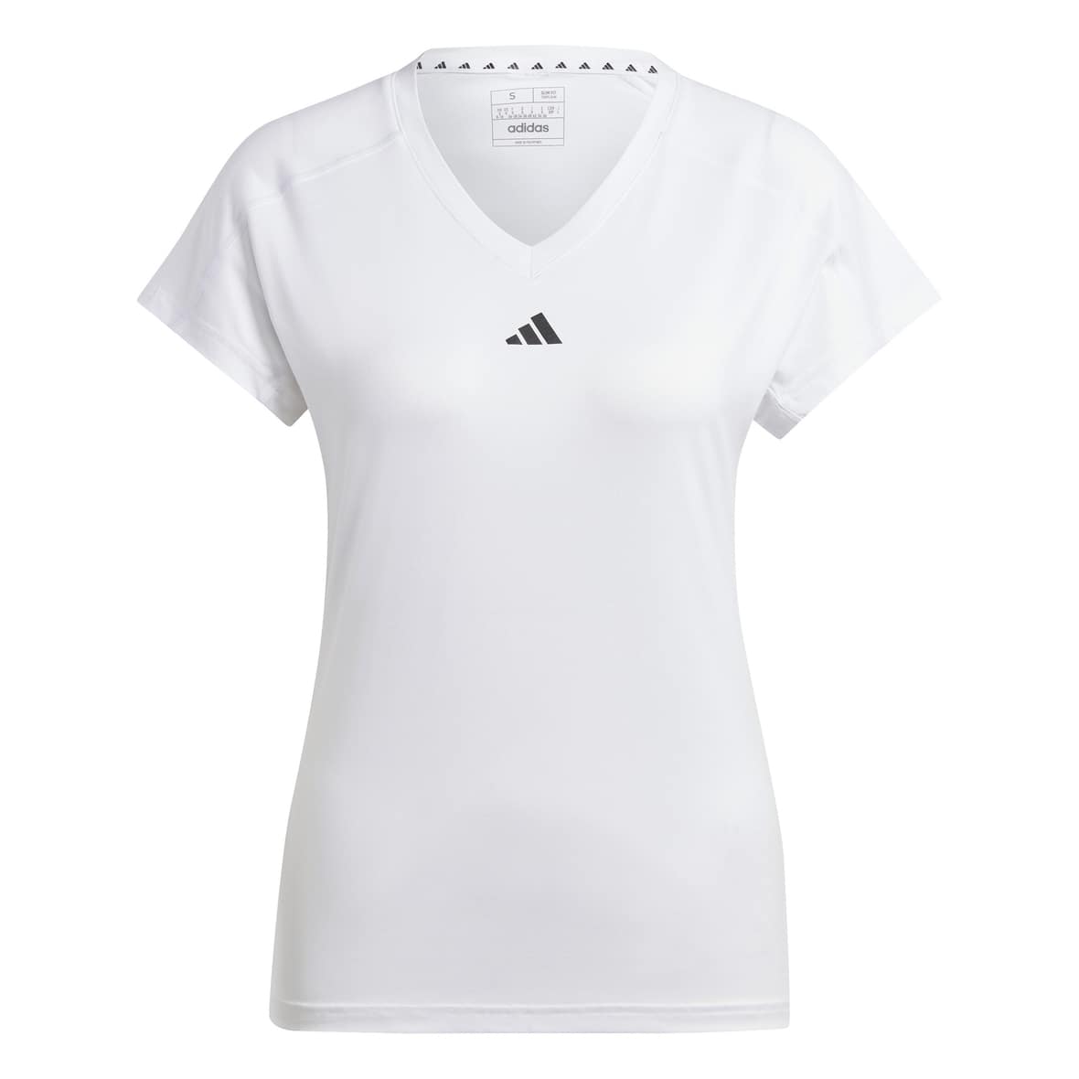 W Train Essentials Minimal Branding Tee Weiß_000__WHITE | S