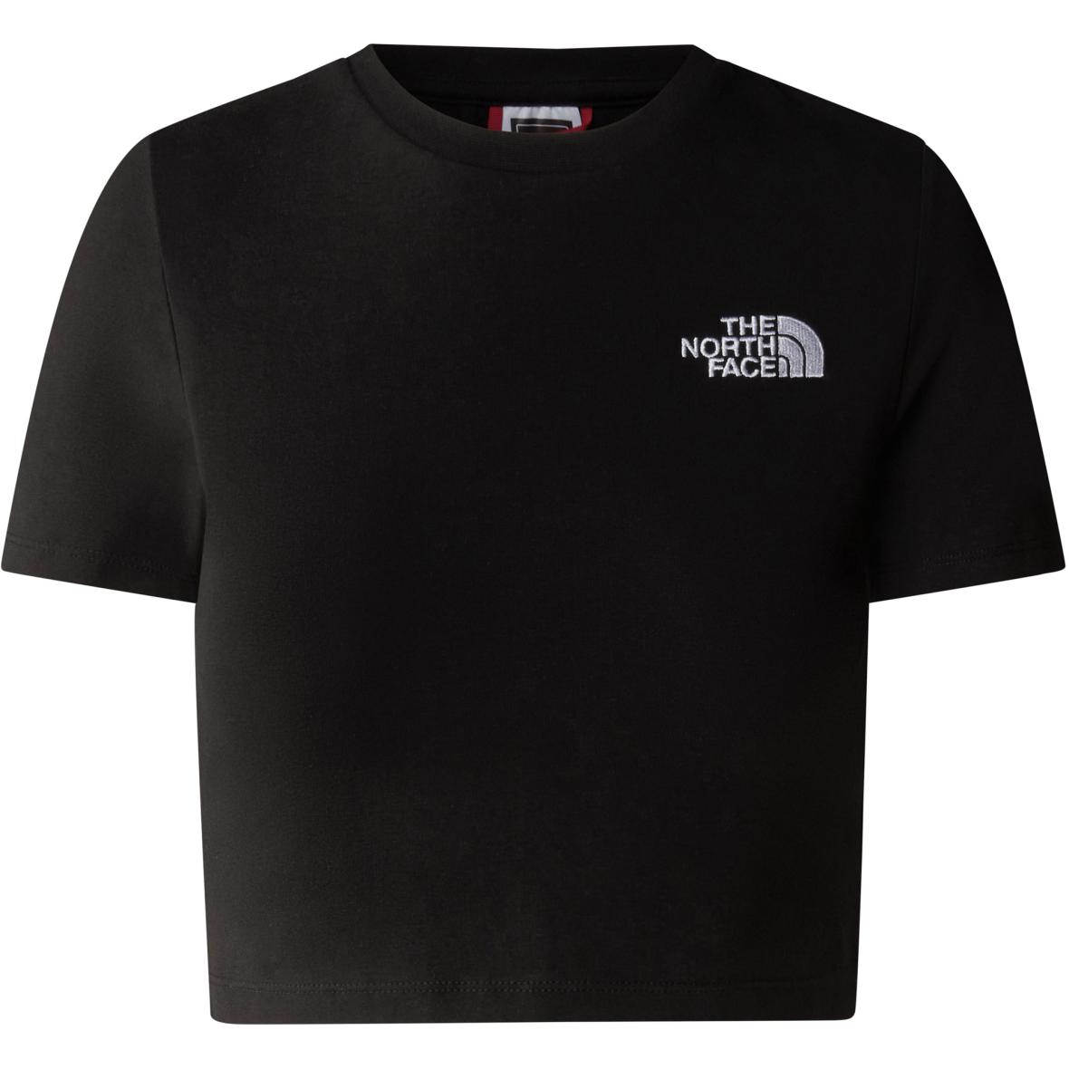 Crop Damen T-Shirt Schwarz_JK3 | XS