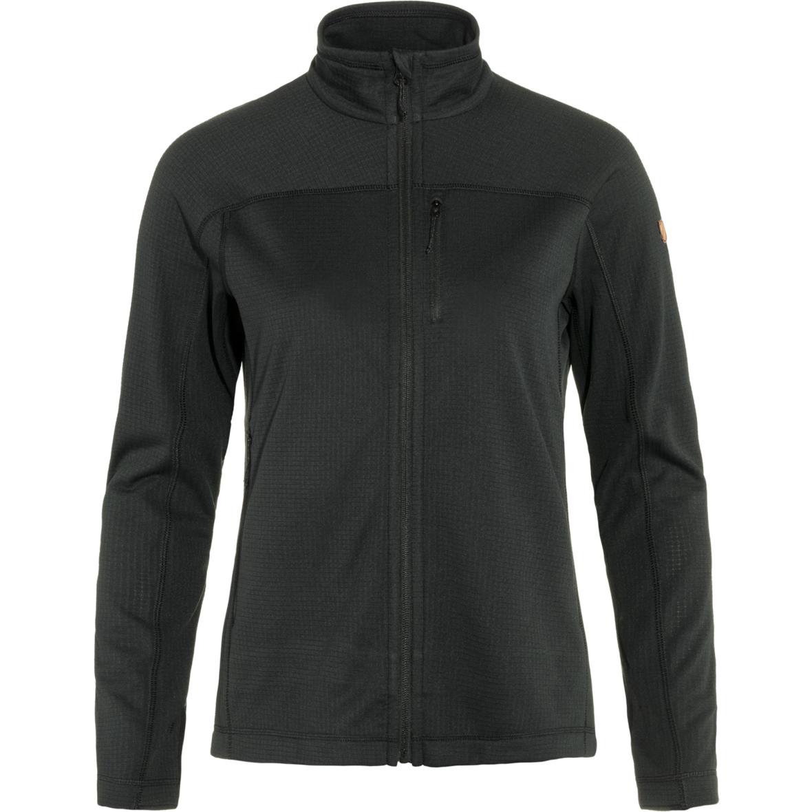 Abisko Lite Damen Fleecejacke Schwarz_550 | XS