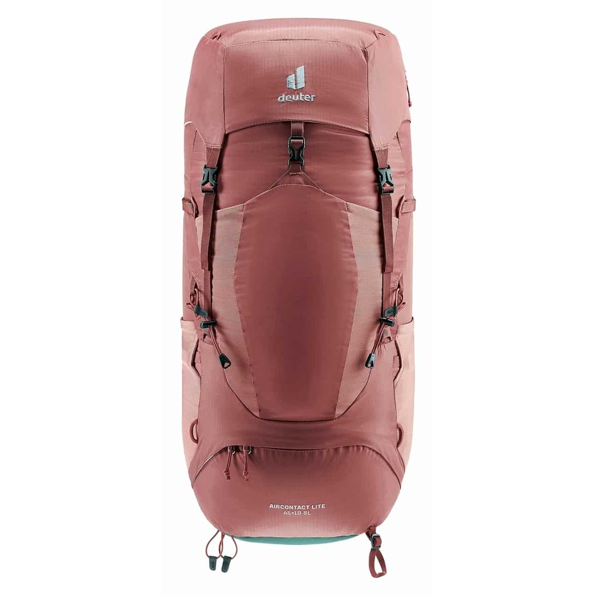 deuter Aircontact Lite 45 + 10 SL Damen (Dunkelrot one size) Trekkingrucksäcke