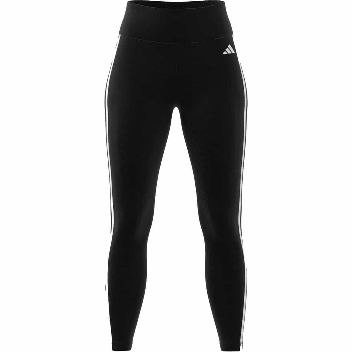 adidas W Training Essentials 3 Stripes 7/8 Tight Damen Leggings (Schwarz S ) Fitnessbekleidung