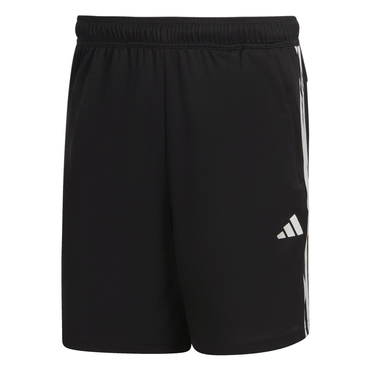 M Train Essentials Piqué 3 Stripes Short Herren Shorts Schwarz_000__BLACK/WHITE | XXL