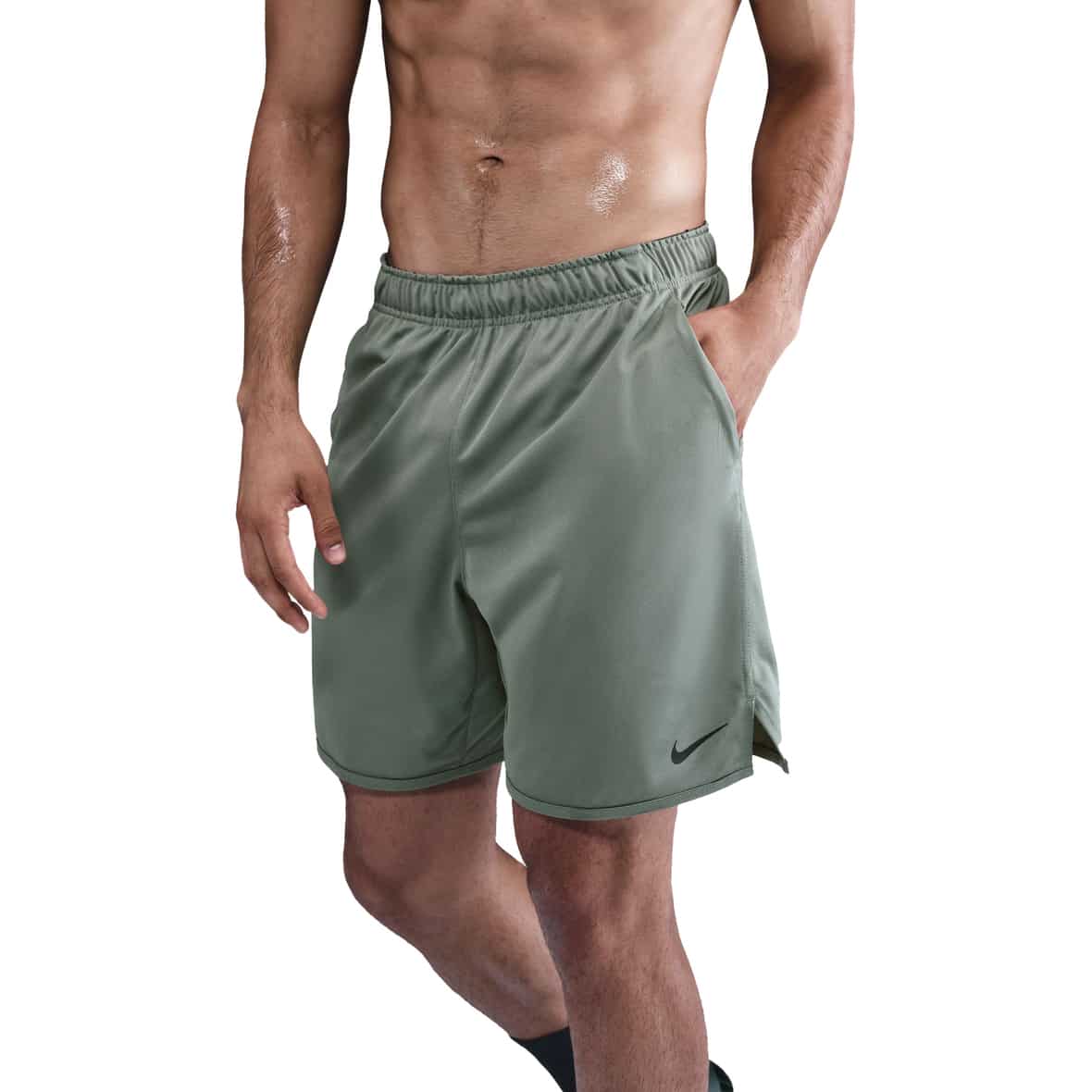 Totality Dri-Fit Herren Shorts Oliv_364__CLAY GREEN/BLACK/CLAY GREEN/BLACK | L