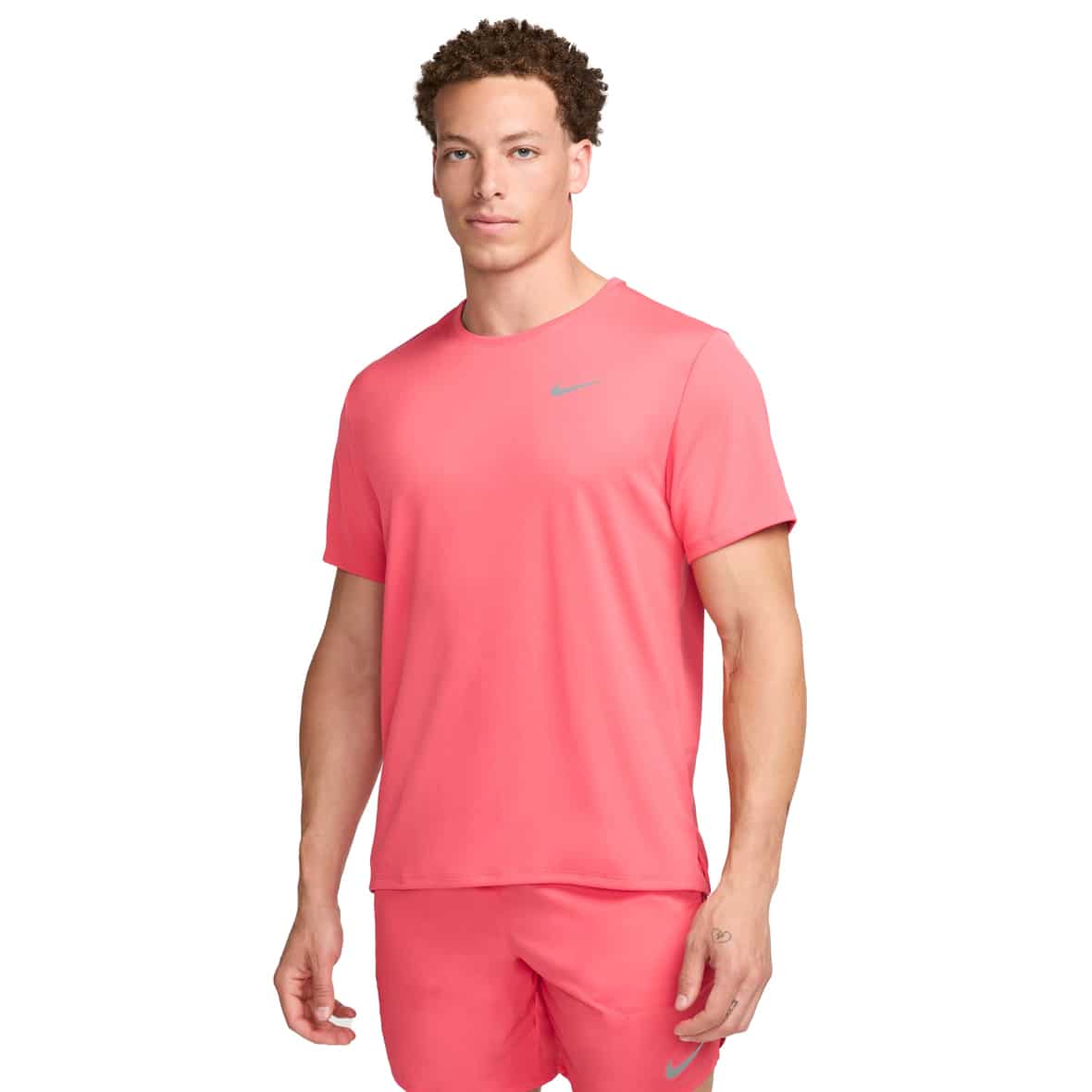 Miler Dri-FIT UV Herren Laufshirt Türkis_345__DUSTY CACTUS/REFLECTIVE SILV | XL