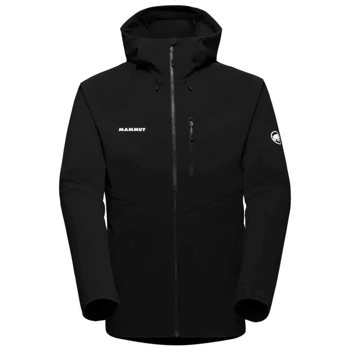 Mammut Ultimate Comfort SO Hooded Jacke Herren Wanderjacke (Schwarz M Größe) Expeditionsbekleidung