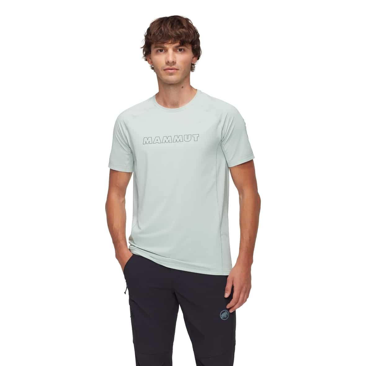 Mammut Selun FL T-Shirt Men Logo Herren (Grau XL) Laufbekleidung