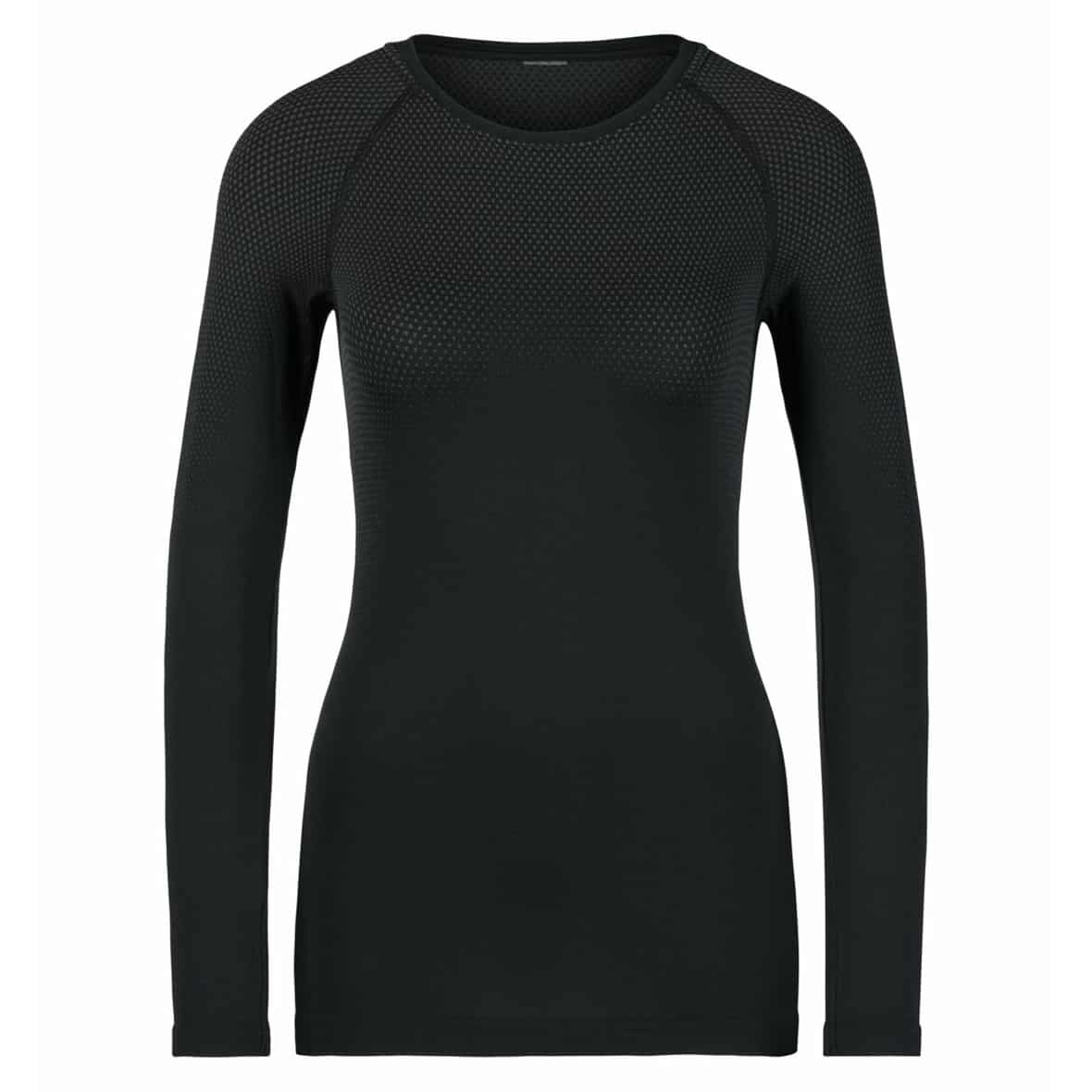 Odlo Performance Light Bl Top Crew Neck L/S W Damen (Schwarz L ) Langlaufbekleidung