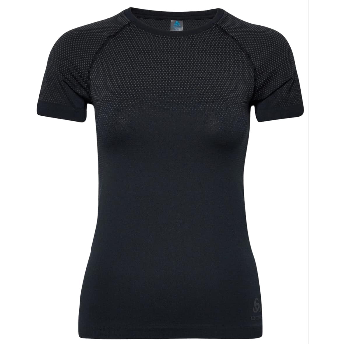 Odlo Performance Light ECO BL Top Crew Neck S/S W Damen Funktionsunterhemd (Schwarz XS ) Skibekleidung