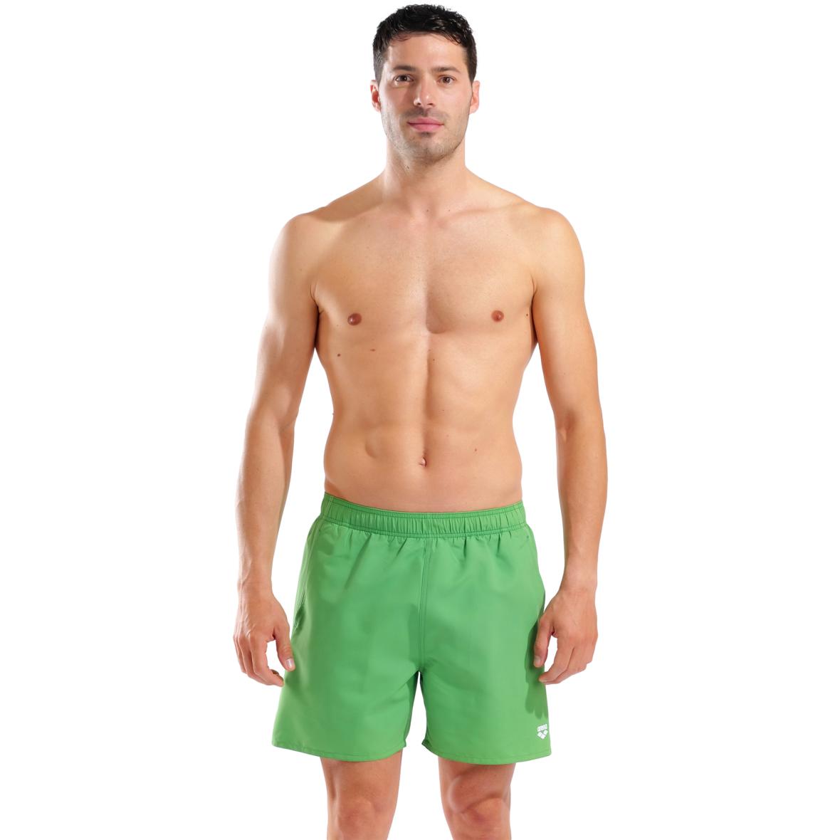  Fundamentals Boxer  Herren Badehose Grün_610__TEAM GREEN-WHITE | L