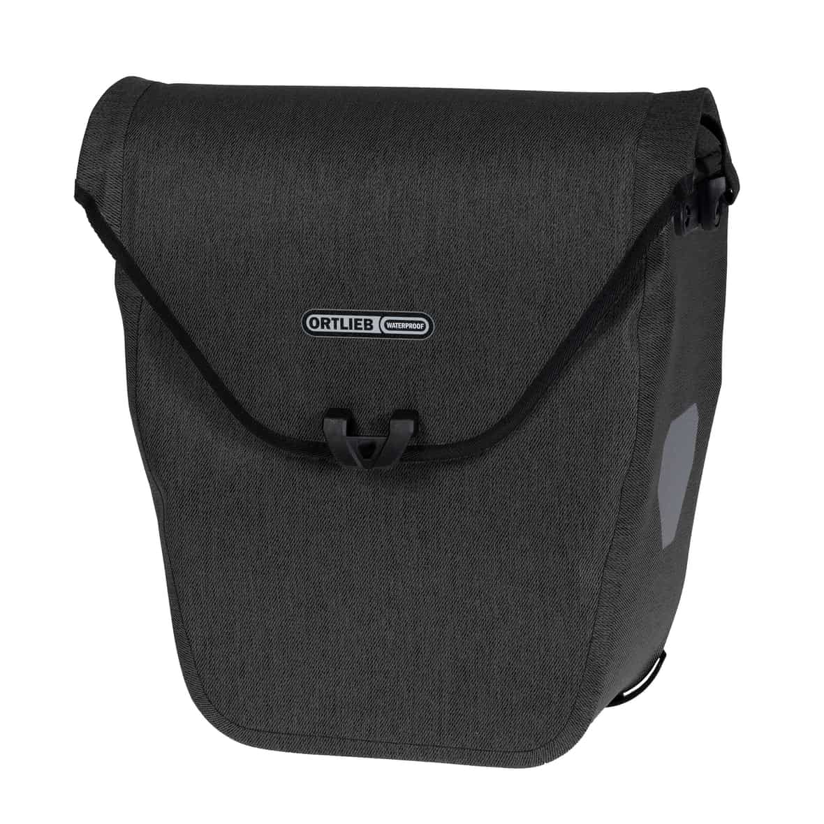 Ortlieb Velo-Shopper QL2 1 ebony Fahrradtasche (Schwarz one size Größe) Fahrradtaschen