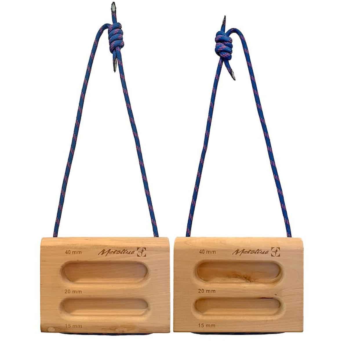 Metolius Wood Rock Rings II (Neutral PAAR One Size) Griffbretter