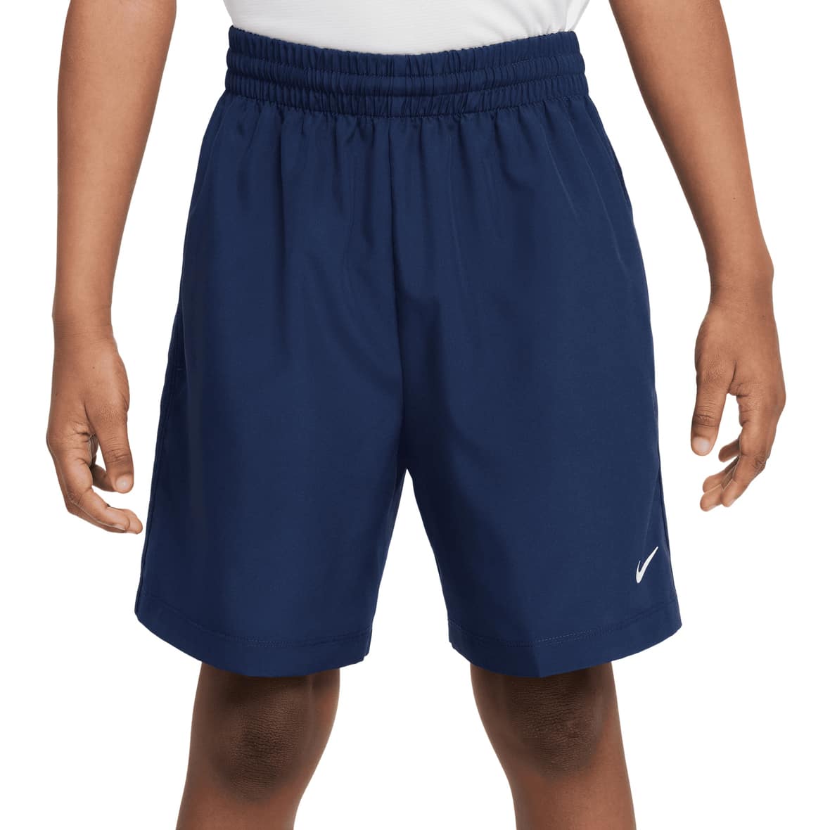 Dri Fit Multi Woven  Kinder Shorts Blau_410__MIDNIGHT NAVY/WHITE | S