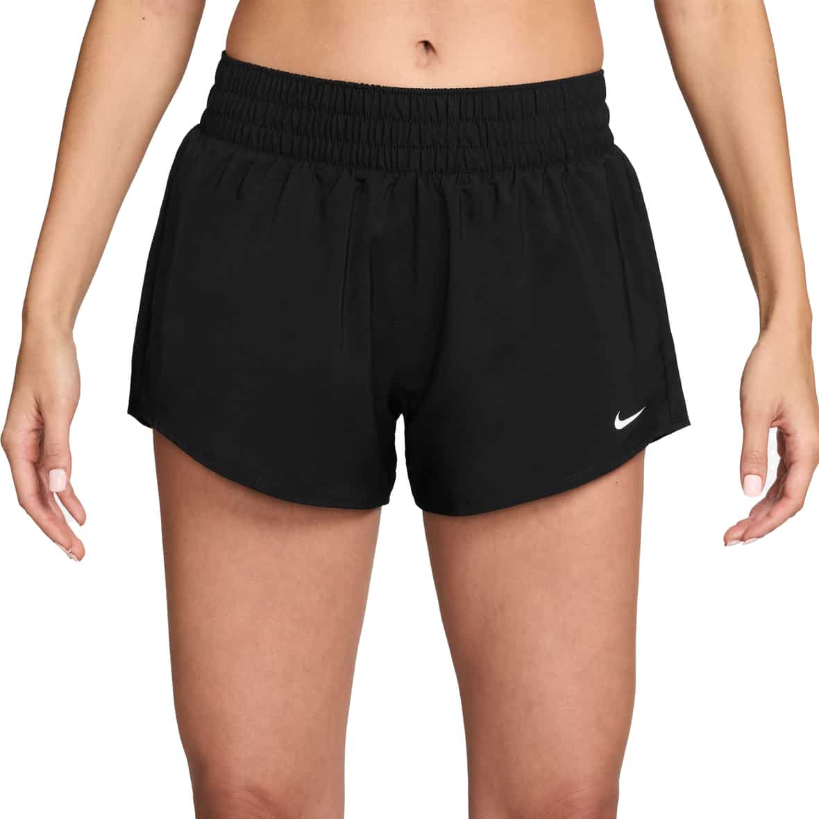 One Dri-Fit Damen Shorts Schwarz_011__BLACK/WHITE | XS