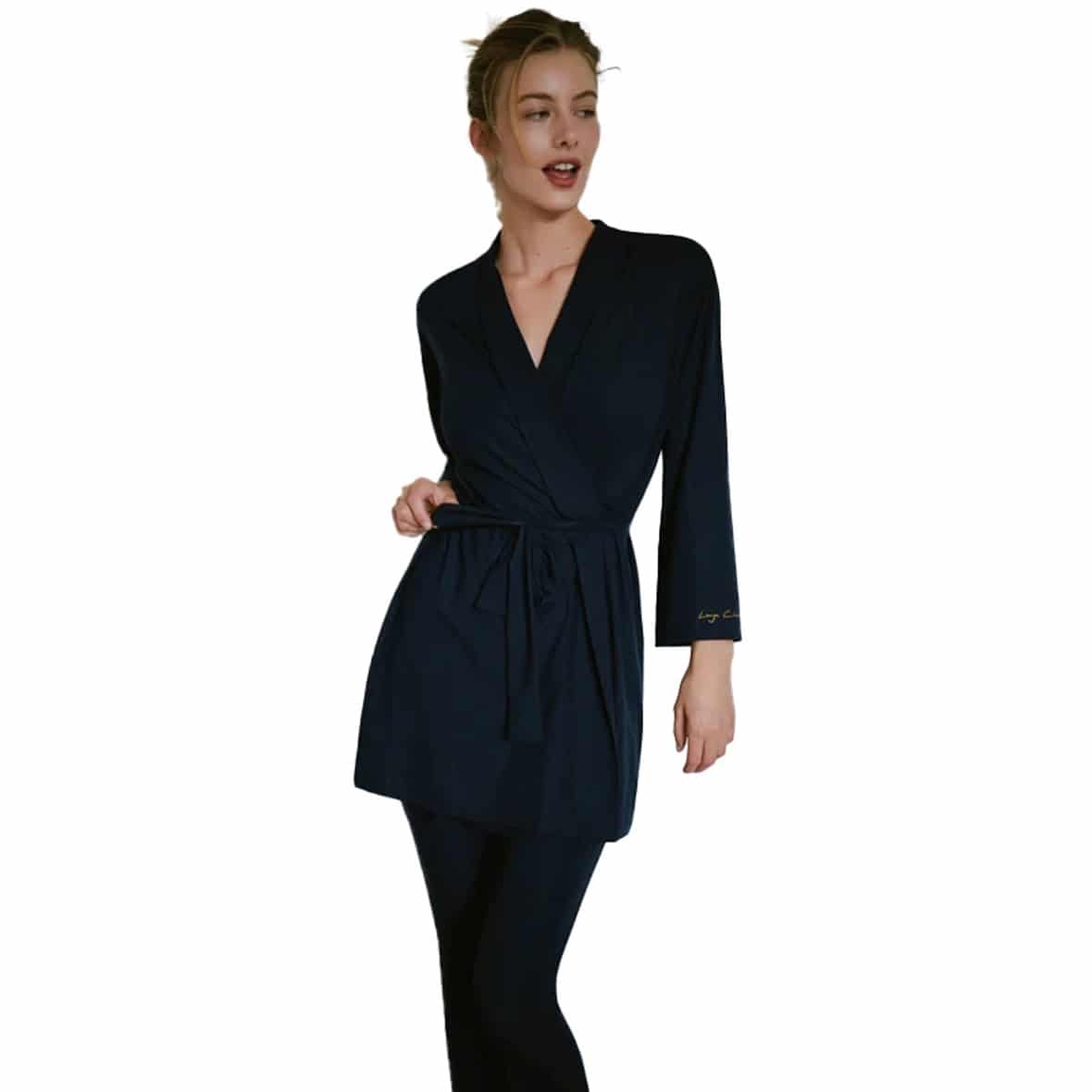 Kimono Damen Trainingsjacke Dunkelblau_NAVI | one size