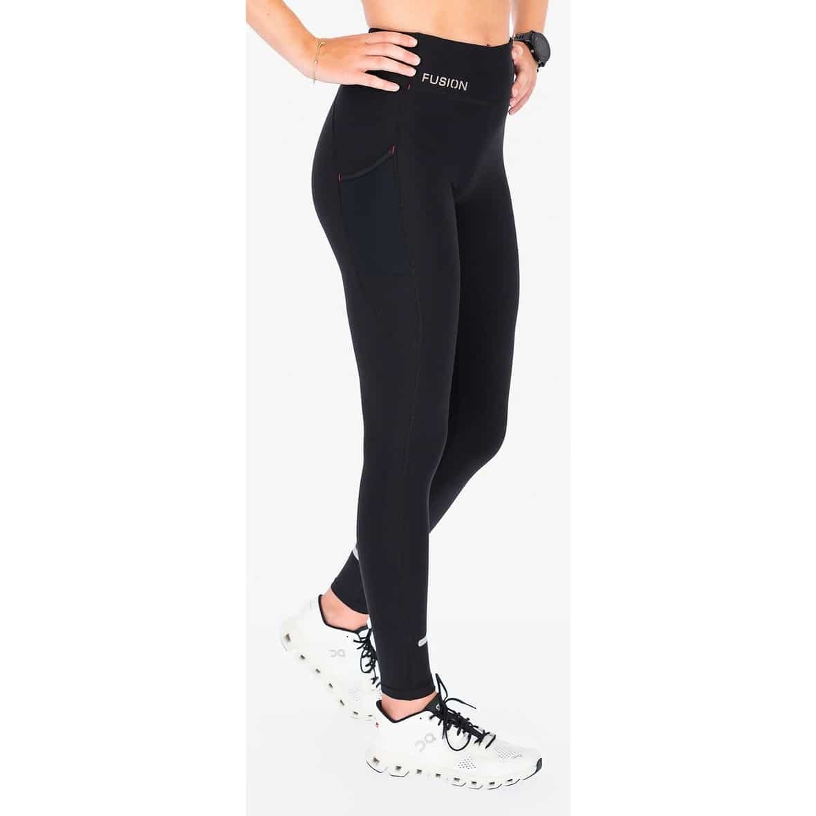 Fusion Womens C3 Training Tights Damen (Schwarz L Größe) Walkingbekleidung