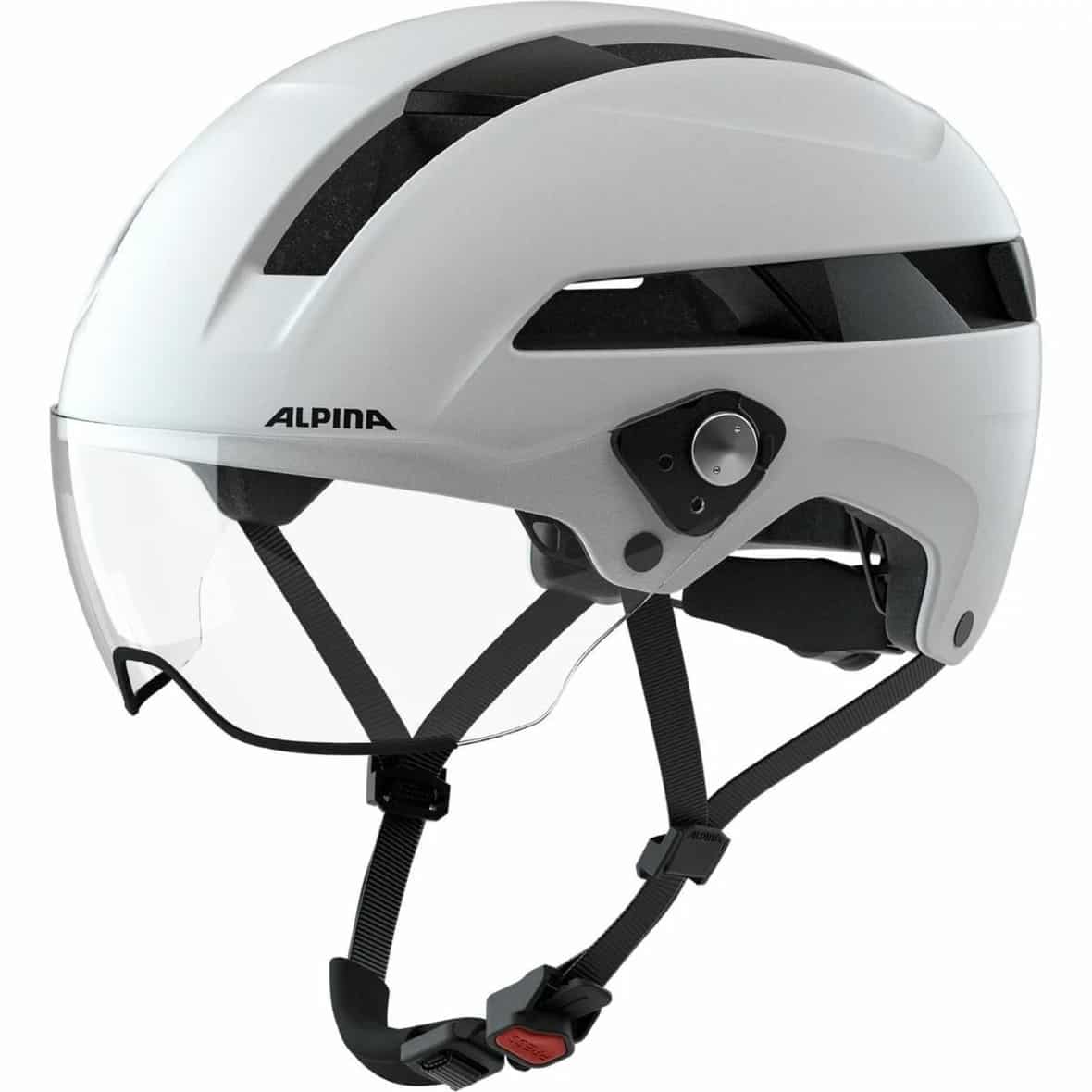 Alpina SOHO VISOR Fahrradhelm (Weiß 51 in cm) Fahrradhelme