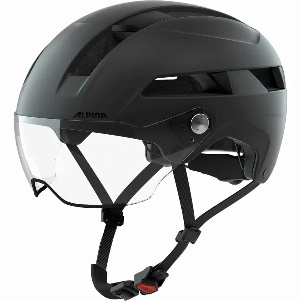 Alpina SOHO VISOR Fahrradhelm (Schwarz 51 in cm) Fahrradhelme