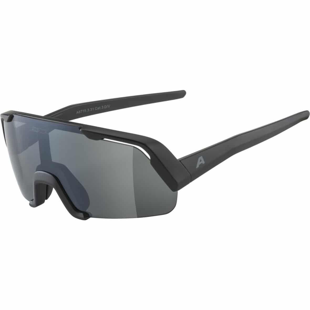 Alpina Kinder ROCKET YOUTH Sonnenbrille (Schwarz One Size) Fahrradbrillen