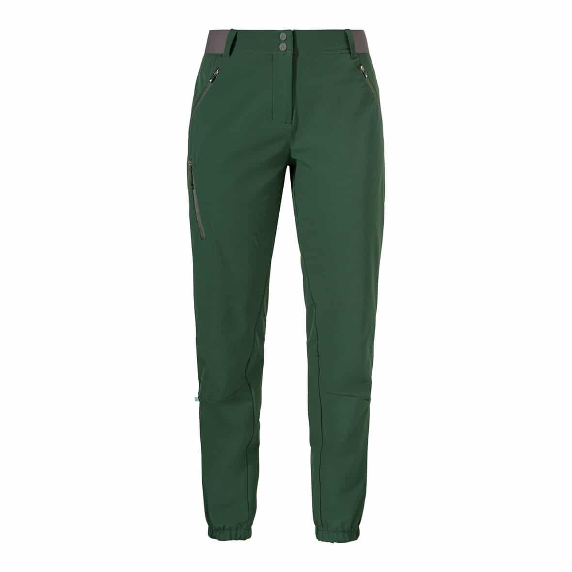 Schöffel Pants Hochfilzen L Damen (Dunkelgrün 36 D) Wanderhosen