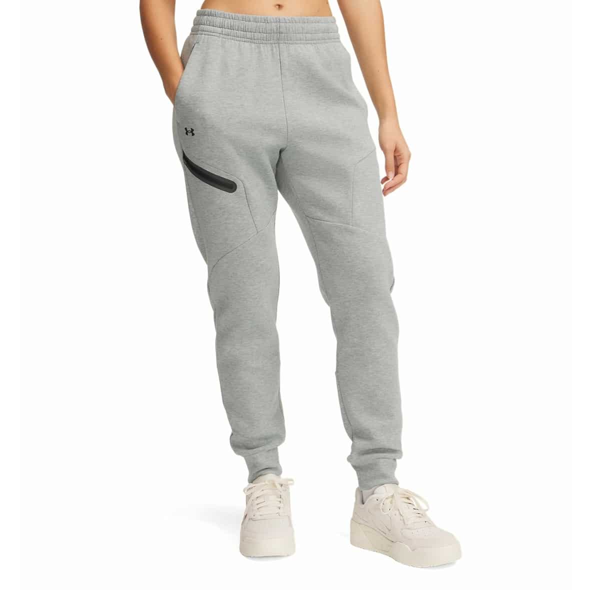 Unstoppable Fleece Damen Trainingshose Hellgrün_348 | XL