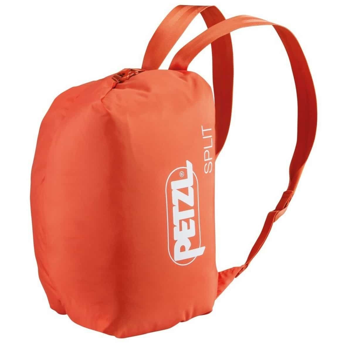 Petzl Split 9 25 Liter Kletterrucksack (Rot One Size) Schlingen