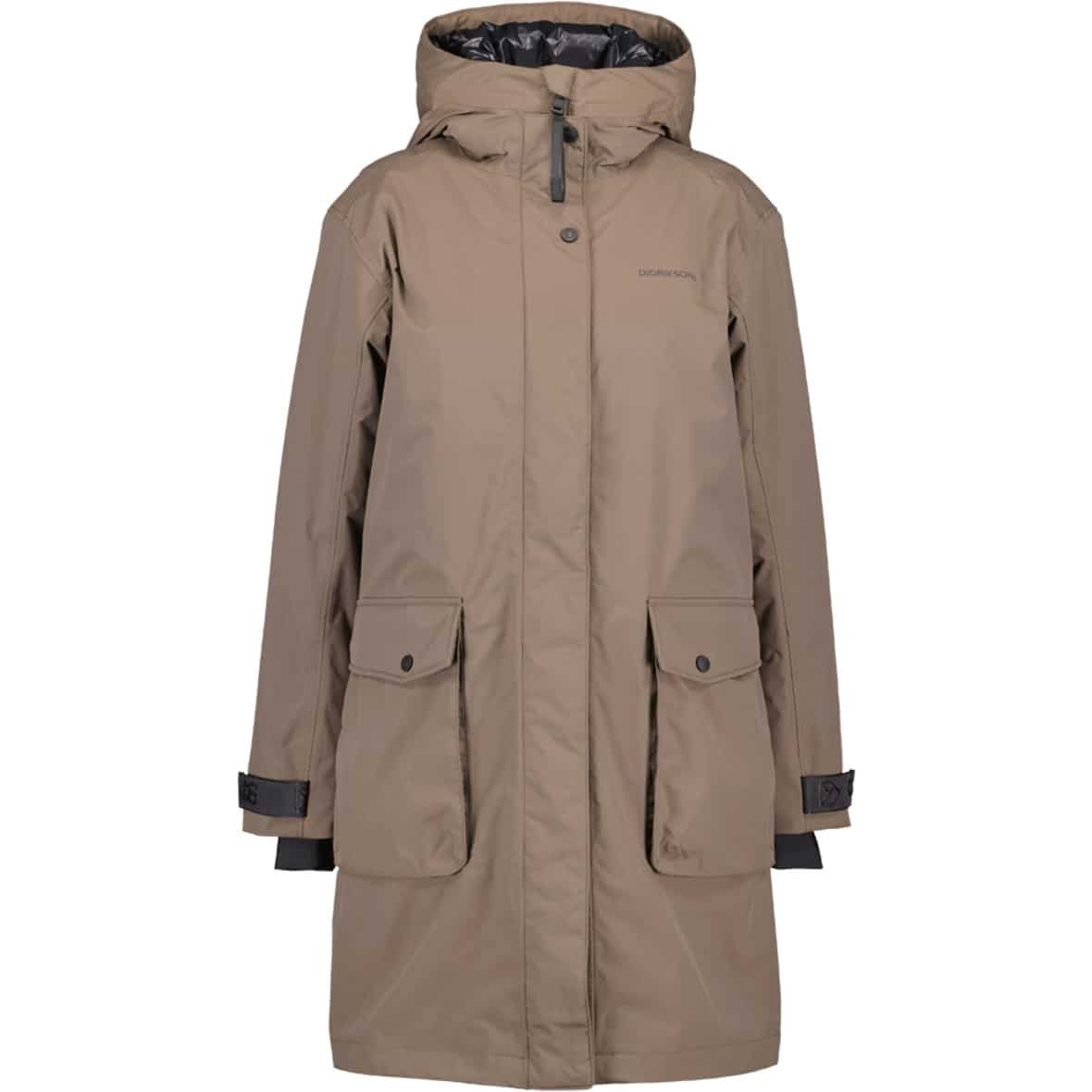 Didriksons Ilsa Wns Parka Damen (Hellbraun 40 ) Parka