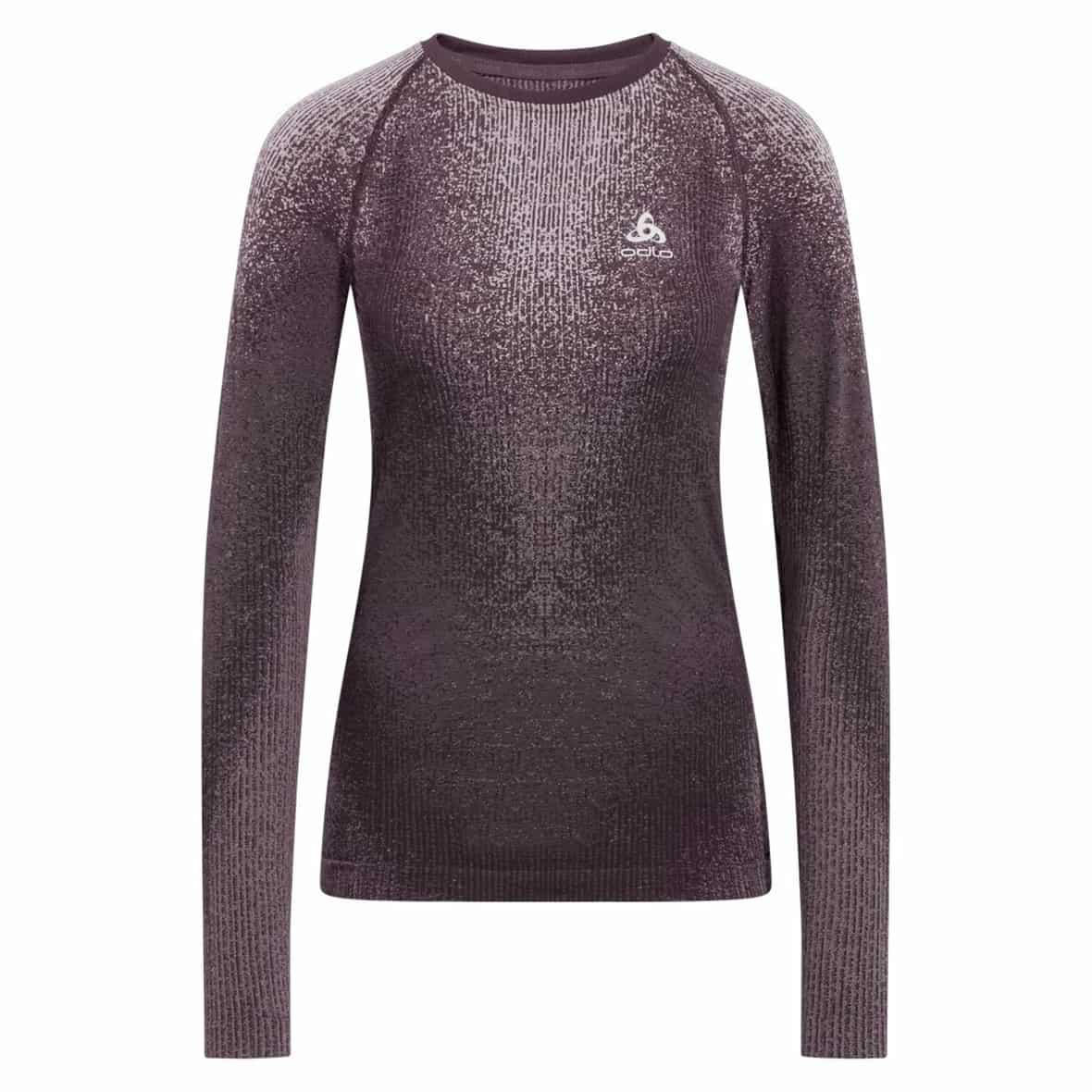 Odlo Blackcomb ECO Bl Top Crew Neck L/S W Damen (Grau L ) Skitourenbekleidung