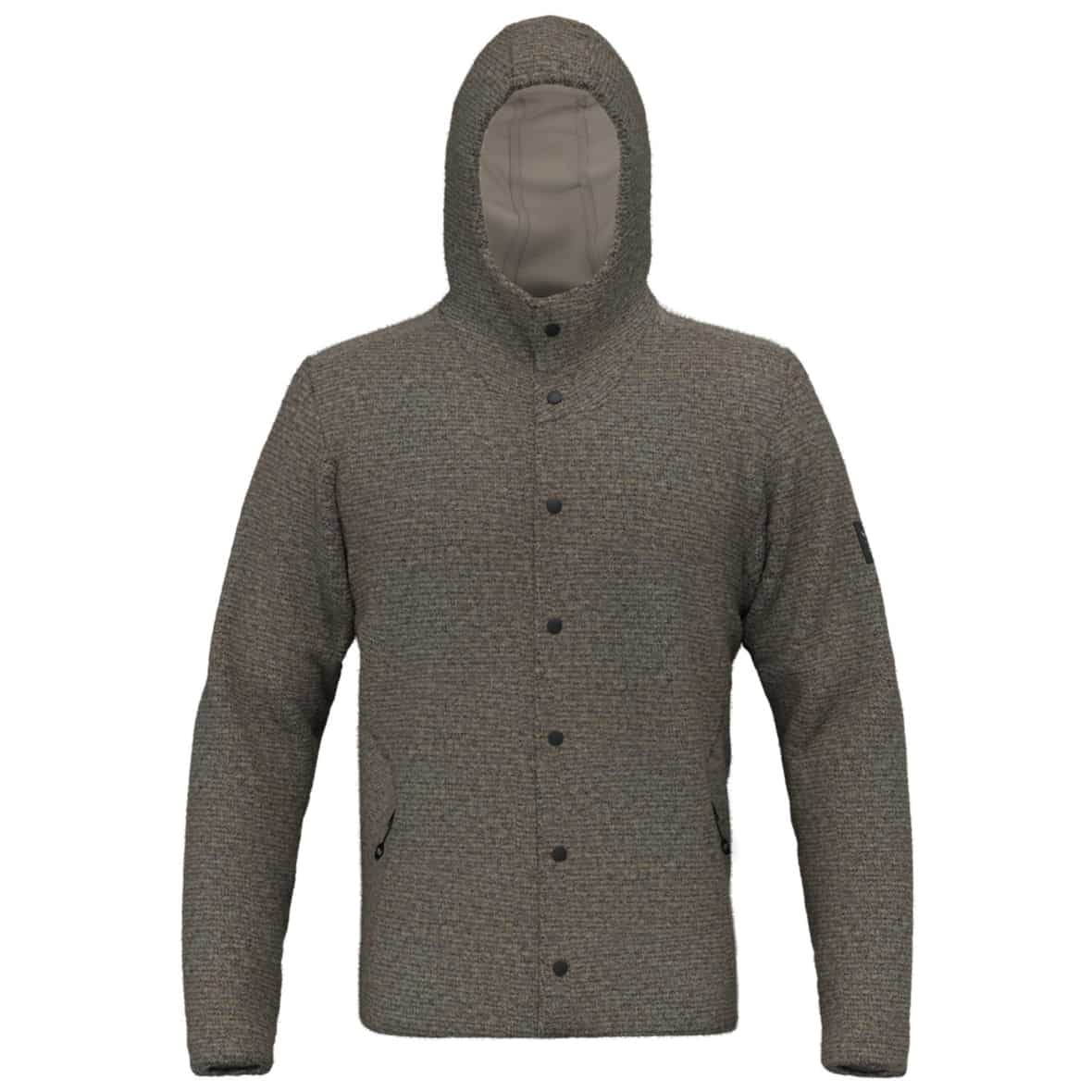 Sarner Undyed Herren Fleecejacke Grau_7060 | 48