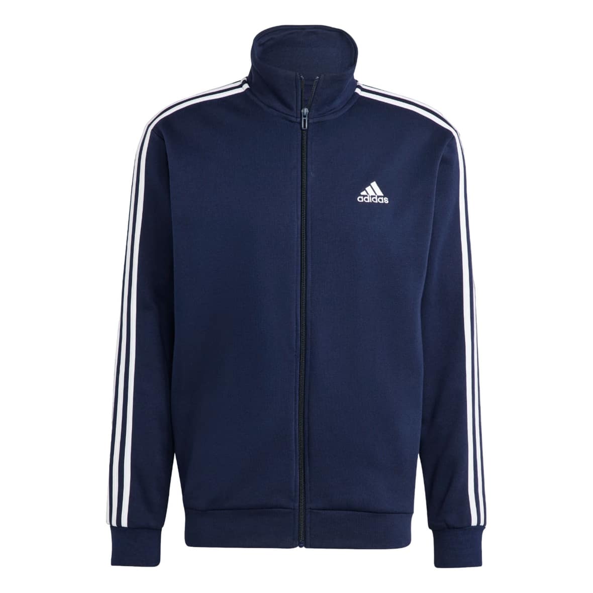 adidas M 3-Stripes Fleece TT Tracksuit Herren (Dunkelblau S ) Fitnessbekleidung