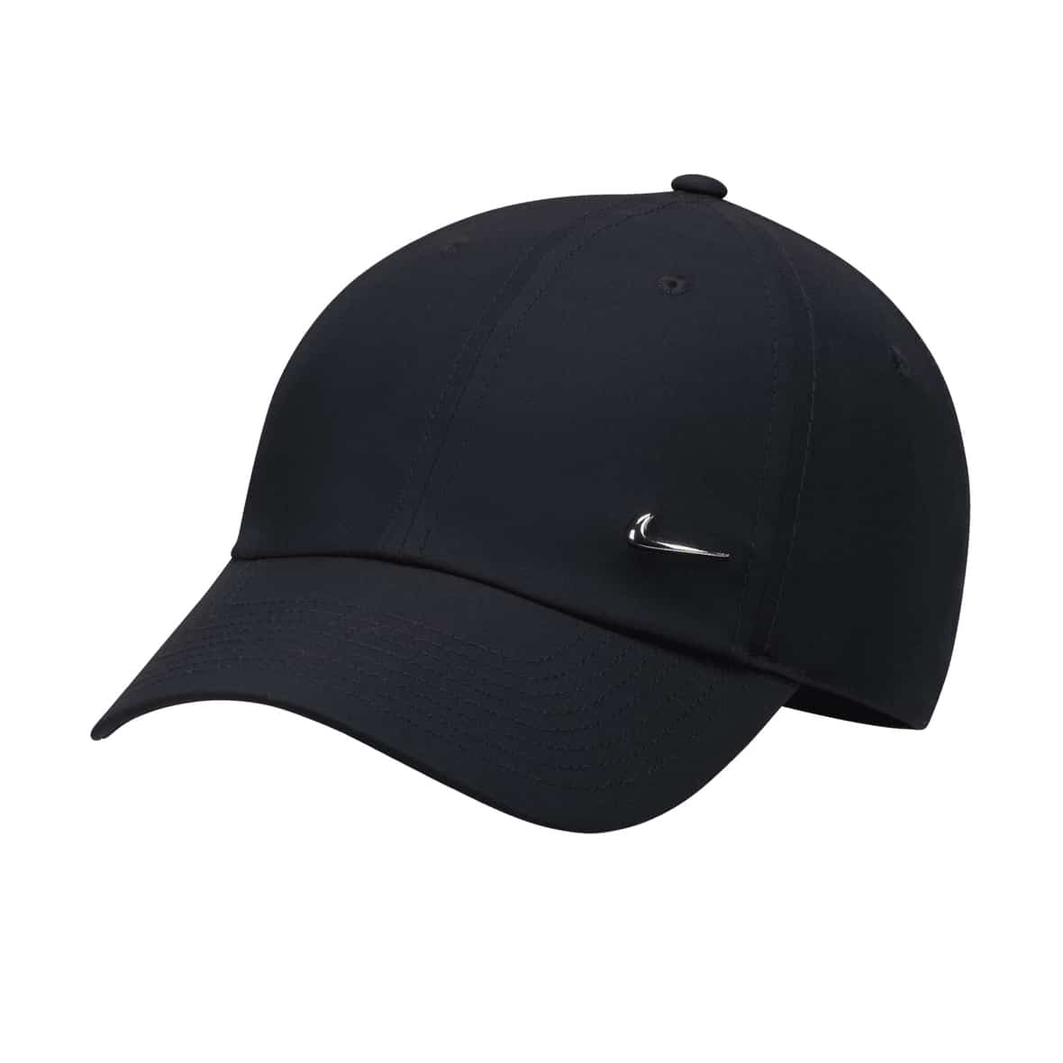 Dri-Fit Club Metall-Swoosh Cap Schwarz_010__BLACK/METALLIC SILVER | L/XL