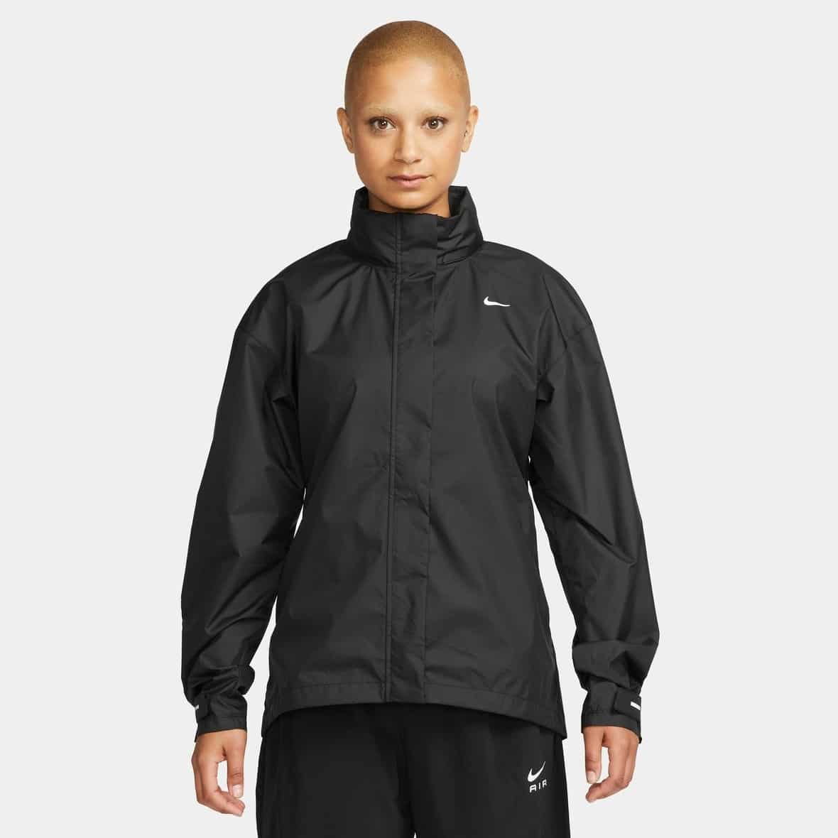 Nike W NK Fast Dri-Fit Repel Jacke Damen (Schwarz L ) Laufjacken