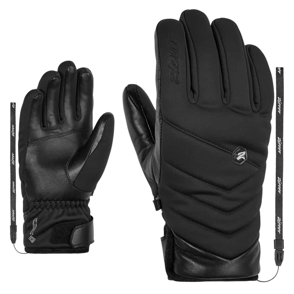 Ziener Kilja Windstopper PRL Lady Gloves SKIING Damen (Schwarz 7 D) Skihandschuhe