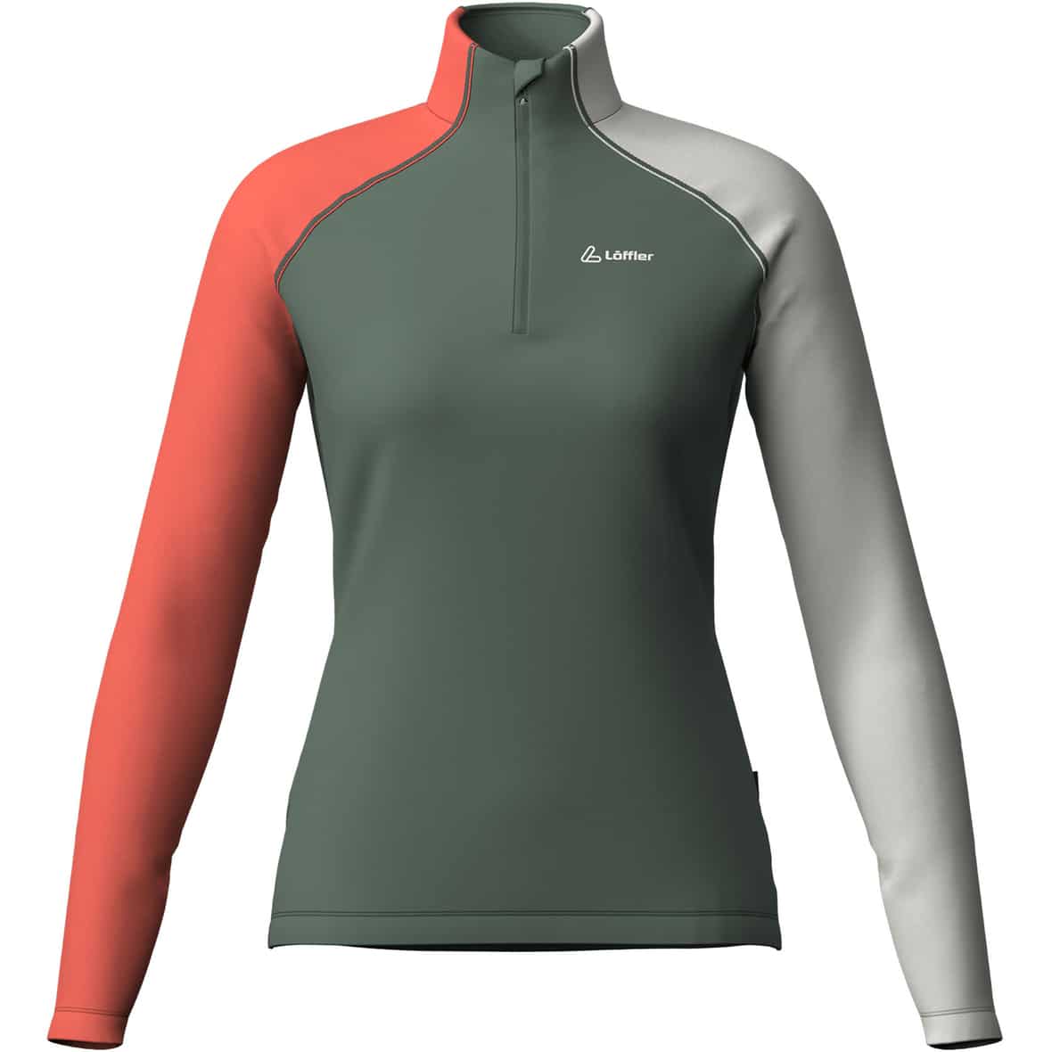 Löffler Coblo Transtex® Damen Rollkragenshirt (Grün 44) Laufbekleidung