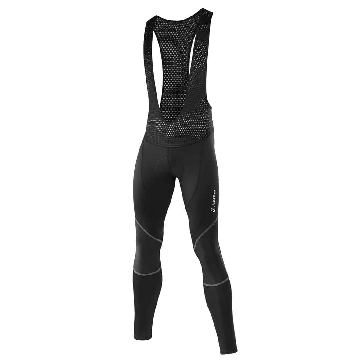 Löffler M Bike Bib Tights Ws Elastic Herren (Schwarz 52 D) Fahrradhosen