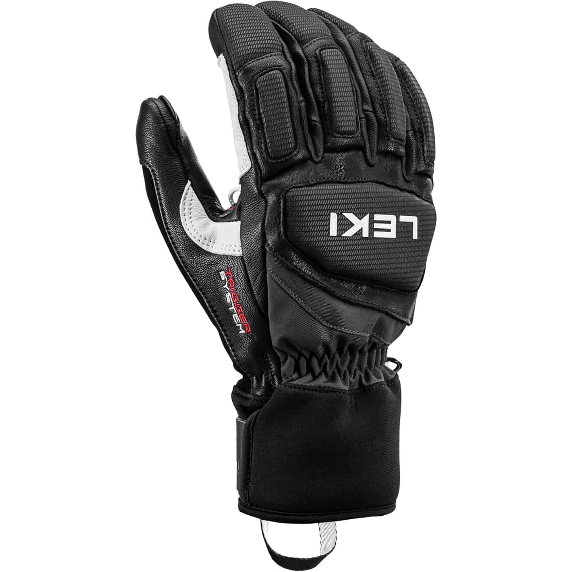 LEKI Griffin Pro 3D PRL Trigger Gloves (Schwarz 7,5 D) Skihandschuhe