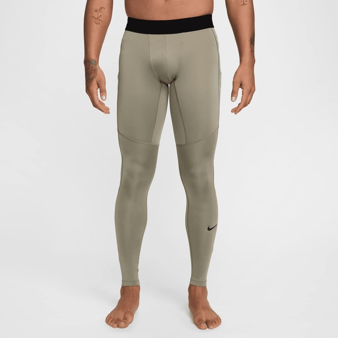 Dri-Fit Tight Herren Leggings Khaki_320__LIGHT ARMY/BLACK | L