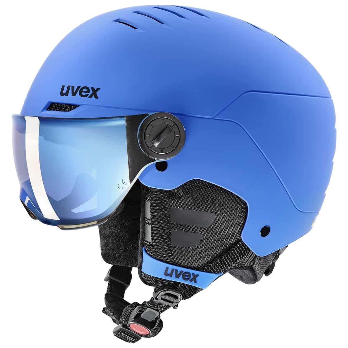 Uvex Rocket Jr. Visor (Blau 51-55) Skihelme