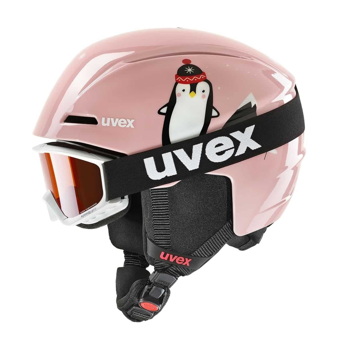 Uvex Kinder Viti Set (Neutral 46) Skihelme