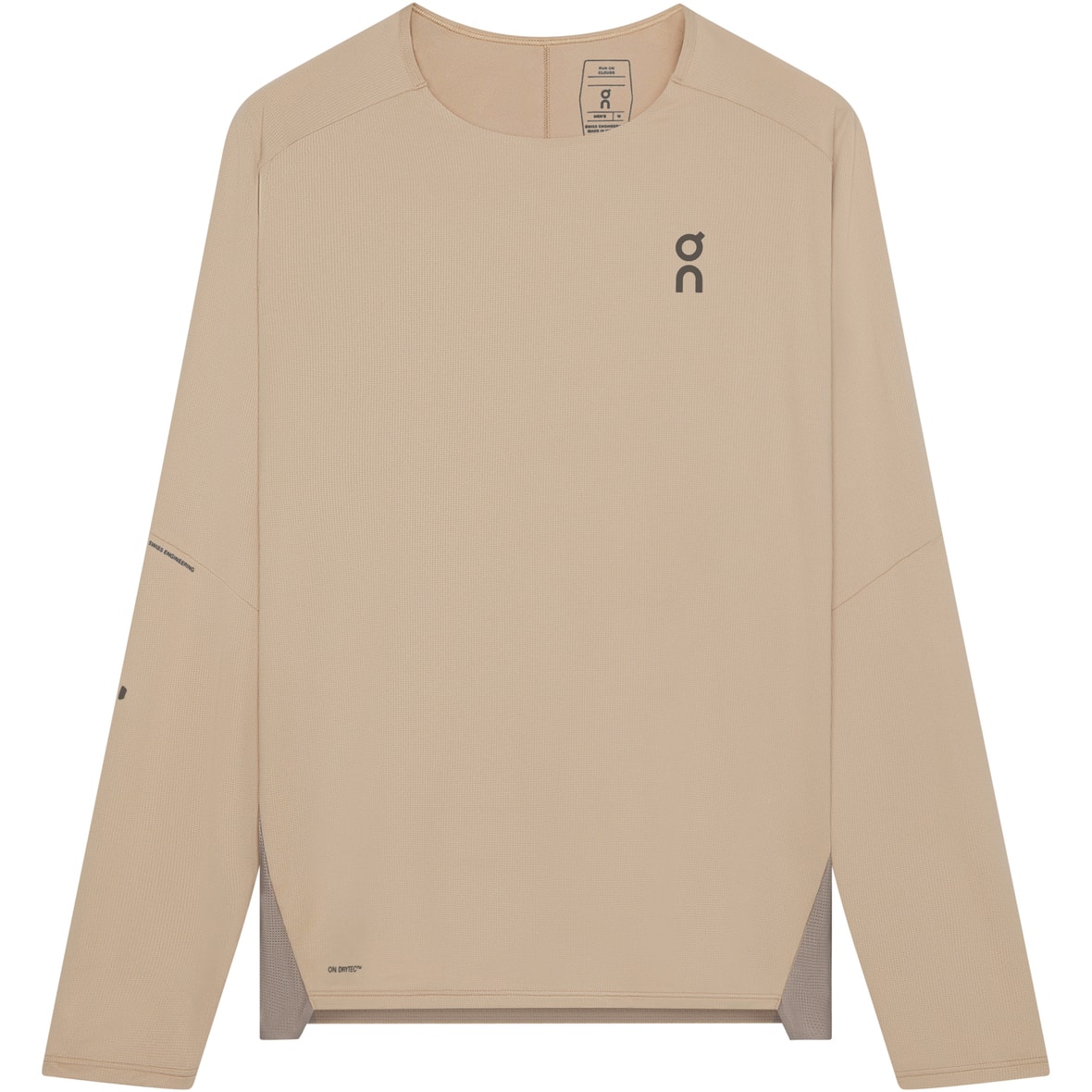 On Performance Long Herren Laufshirt ( Beige XL Größe,)