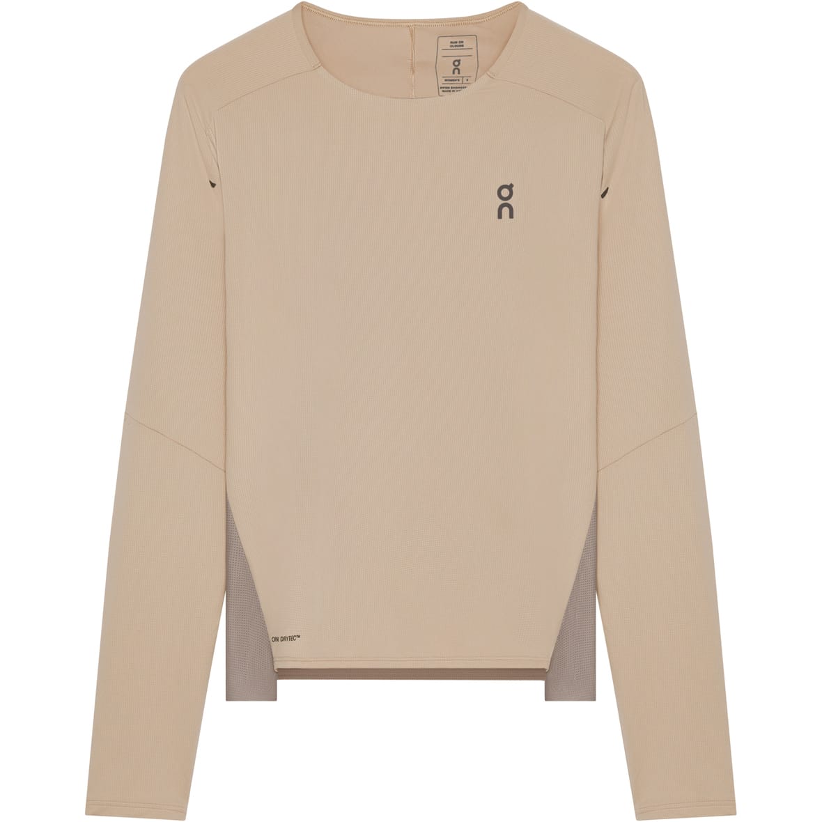 Performance Long Damen Laufshirt Beige_3153__DESERT / CINDER | M