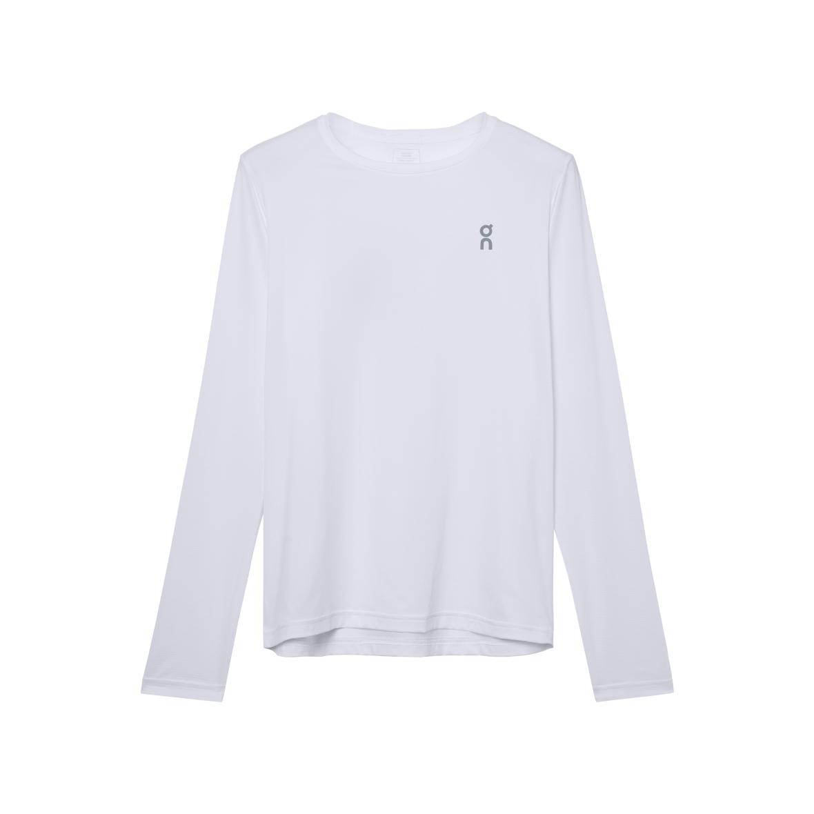 Core Long-T  Damen Laufshirt Weiß_0069__WHITE | S